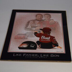 Dale Earnhardt Sr. & Jr. "Like Father, Like Son" by Harrison Woods 8 x 10" Print